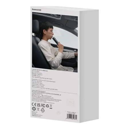 Elektroniczny alkomat bezustnikowy Baseus SafeJourney Pro (szary)