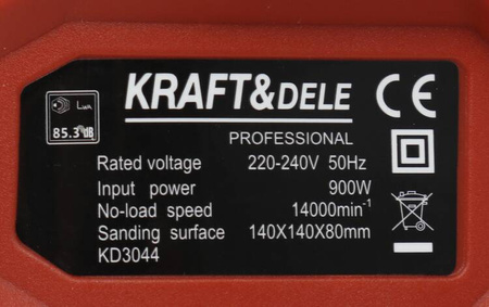 Szlifierka mimośrodowa 900W KD3044