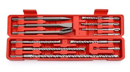 Zestaw 9 wierteł S4 + 3 dłuta SDS+ KD10206