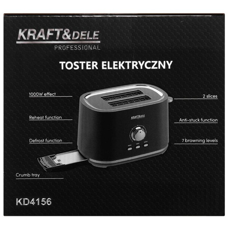 Toster Elektryczny 1000W KD4156