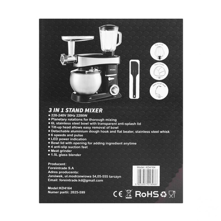 ROBOT KUCHENNY 6L 2200W KD4164