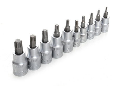 Zestaw Bitów i Nasadek Torx 30cz. KD10242