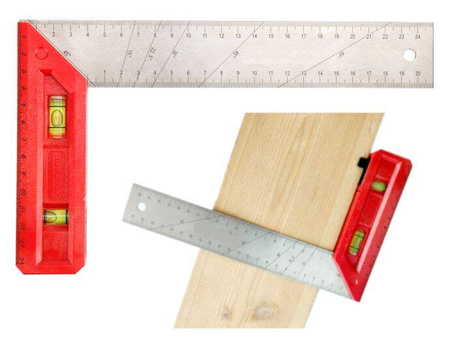 KĄTOWNIK Z POZIOMICĄ 400mm KD10728