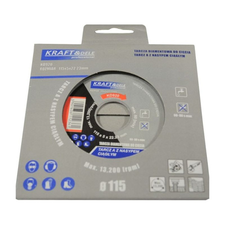 TARCZA DO BETONU CIĄGŁA 115x5.0MM KD920 CIĄGŁA