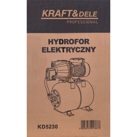 HYDROFOR 1200W 3600L/H ZBIORNIK 24L KD5230