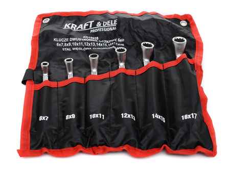 KLUCZE DWUSTRONNIE-OCZKOWE 6el. KD10928