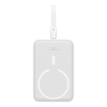 Powerbank magnetyczny Baseus Magnetic Mini 10000mAh, Lightning 20W MagSafe (biały)