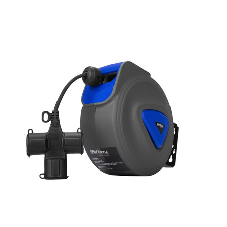 Przedłużacz ze zwijaczem 3x1,5mm 20m KD4047