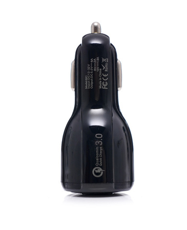Ładowarka samochodowa QUICK CHARGE 2 porty USB KD1235