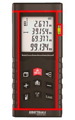 Laserowy miernik cyfrowy dalmierz 100m KD10408