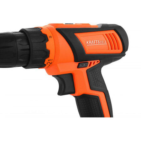 Zestaw wiertarko-wkrętarka 21V 2Ah + akcesoria KD3356