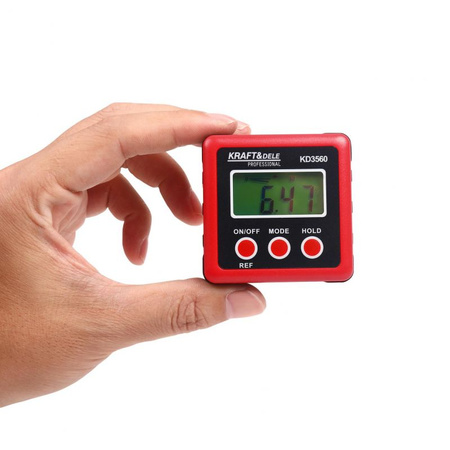 KĄTOMIERZ CYFROWY ELEKTRONICZNY Z MAGNESEM KD3560
