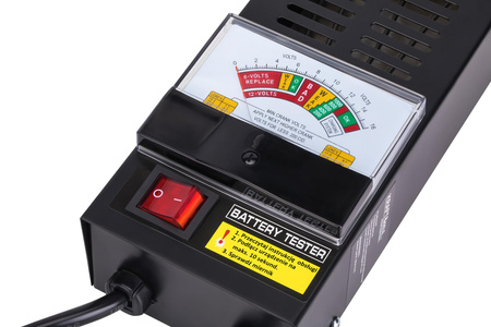 Tester analogowy do sprawdzania akumulatorów 6/12V 200-1000A KD5675