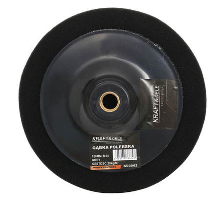 Gąbka polerska 150 mm czarna