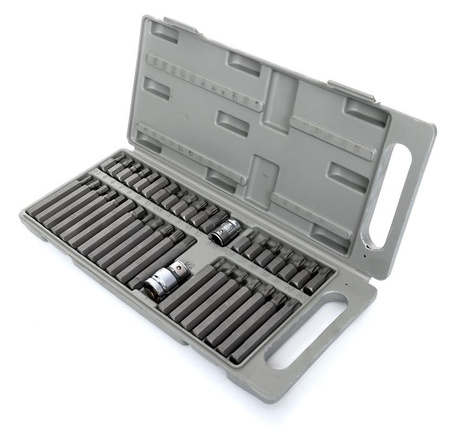 Komplet Bitów specjalnych KD10219 HEX, TORX, SPLINE 40cz.