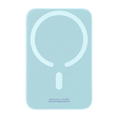 Powerbank magnetyczny Baseus Magnetic Mini 6000mAh, USB-C 20W MagSafe (niebieski)