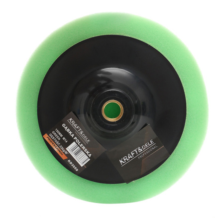 GĄBKA POLERSKA 150mm ZIELONA KD3059