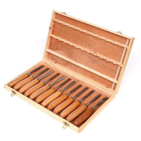 KOMPLET DŁUT RZEŹBIARSKICH 12 EL. KD11775