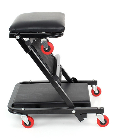 Leżak warsztatowy, siedzisko KD378 składane Leżanka