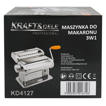 Maszynka ręczna do makaronu 3W1 KD4127