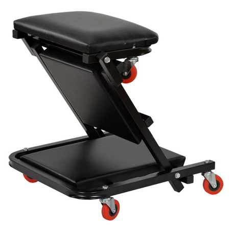 Leżak warsztatowy, siedzisko KD378 składane Leżanka