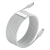 Kabel USB-C do Lightning Baseus Simple Wisdom, PD, 20W, 1.5m (biały) 2szt.