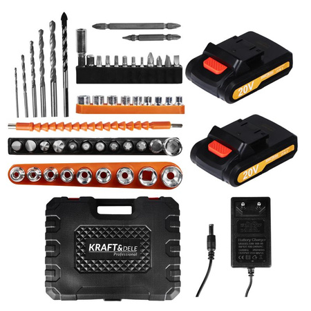 WKRĘTARKA AKUMULATOROWA Z AKCESORIAMI 2Ah KD3086