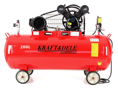 Kompresor olejowy 200L 2 tłoki KD1473 +Separator!