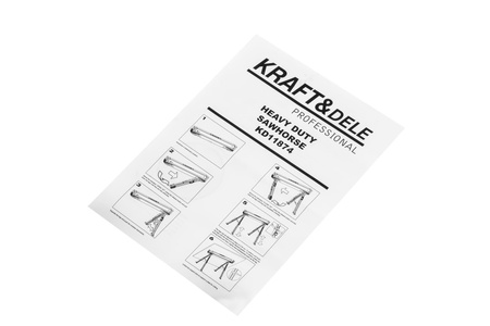 Kobyłka warsztatowa stojak budowlany koziołek roboczy składany KD11874