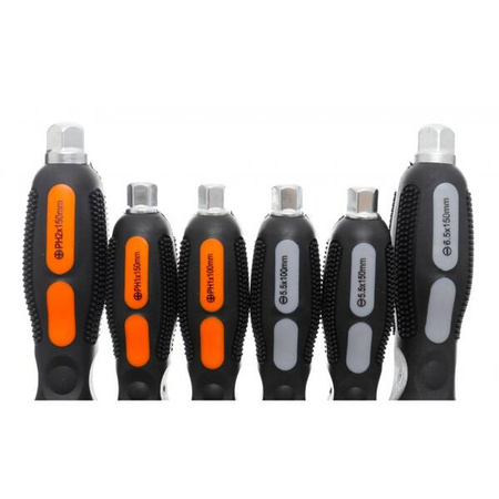 Zestaw śrubokrętów do podbijania 6el. KD10898