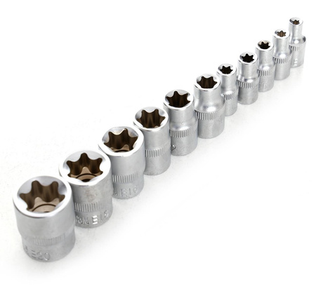 Zestaw Bitów i Nasadek Torx 30cz. KD10242