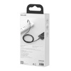 Kabel USB do Lightning Baseus Tungsten Gold, 2.4A, 2m (czarny)