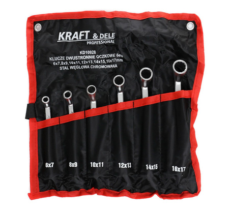 KLUCZE DWUSTRONNIE-OCZKOWE 6el. KD10928