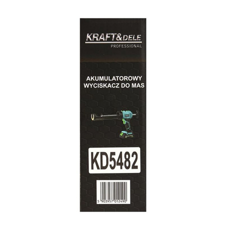 Akumulatorowy wyciskacz do masy 21V 2500mAh KD5482