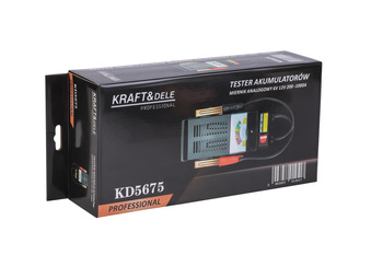 Tester analogowy do sprawdzania akumulatorów 6/12V 200-1000A KD5675