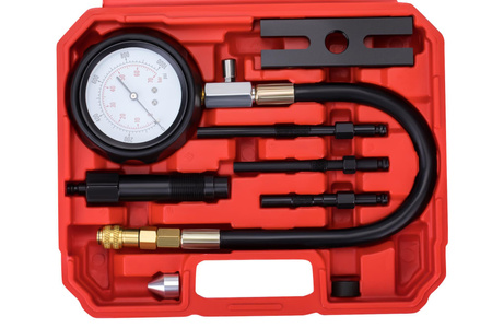 TESTER MIERNIK CIŚNIENIA SPRĘŻANIA - KOMPRESJI - DIESEL 0-70 BAR MAX FULL KD12516