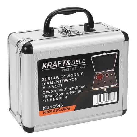 ZEST. OTWORNIC DIAMENTOWYCH 6EL. 6-68mm M14 KD12643
