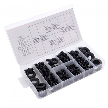 Przelotki gumowe 180szt. KD10485