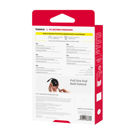 Baseus Kabel Ładowania USB-C do USB-C 100W (czarny) Edycja Bayern