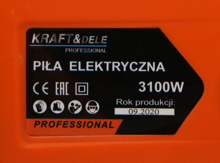 Piła elektryczna łańcuchowa 3100W / 16'' 40cm KD10640