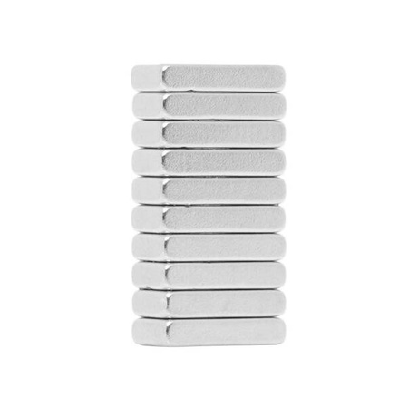 Magnes neodynowy płytkowy 10 x 5 mm 10szt. KD11834