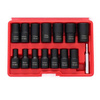 ZESTAW NASADEK DO OBRABIANYCH ŚRUB 1/2" - 15 EL. KD11793
