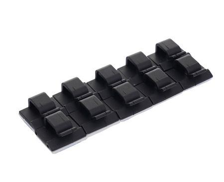 Uchwyt / Klips / Otganizer do kabli 5mm - 10 szt. KD10085