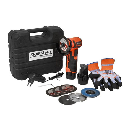 SZLIFIERKA KĄTOWA AKUMULATOROWA 2x12V KD3161