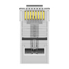 Wtyczka modułowa RJ45 CAT6 UTP Vention IDDR0-100 przezroczysta 100 szt.