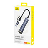 Hub 4w1 Baseus UltraJoy USB-A&USB-C do 3xUSB3.0+USB-C+RJ45 (szary)