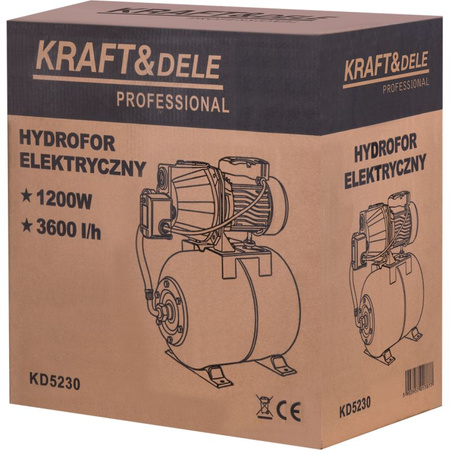 HYDROFOR 1200W 3600L/H ZBIORNIK 24L KD5230