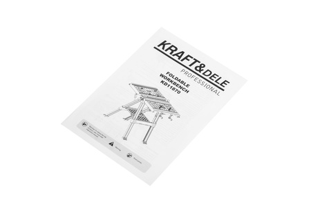 Stół Roboczy I Zaciskowy Składany 350KG Ładowność 84x81x63CM KD11870