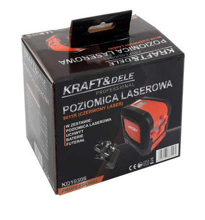 LASER KRZYŻOWY Z CZERWONĄ WIĄZKĄ KD10306