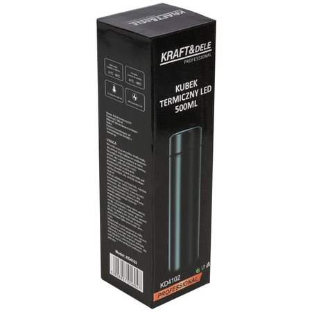 Kubek termiczny 500ml dotykowy LED KD4102